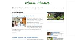 Desktop Screenshot of mein-hund.de